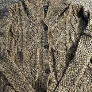 American Eagle Outfitters Gray Knit Sweater